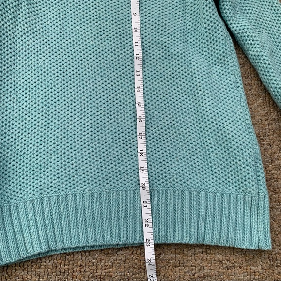 Merona Knit Light Teal Sweater Size X-Small - Picture 4 of 8